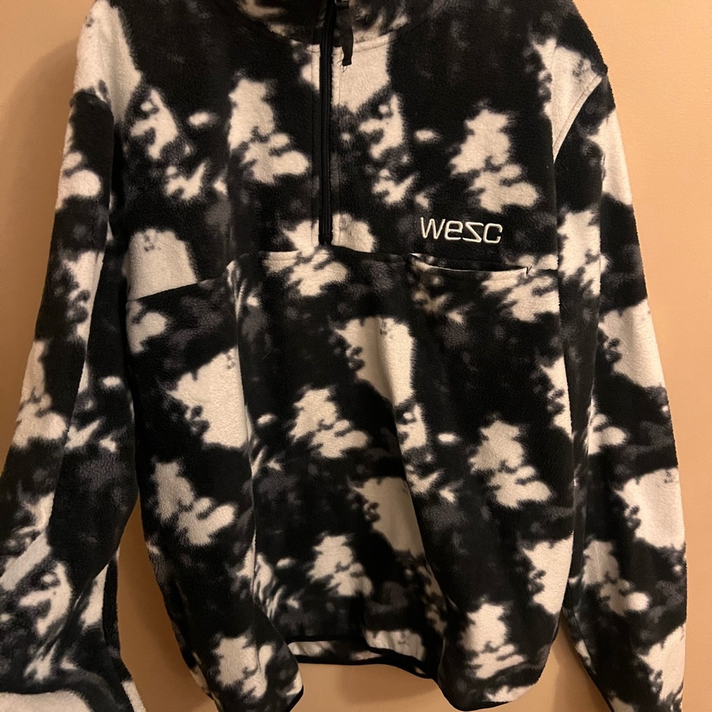 Wesc Monochrome Fleece Pullover